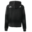 Lost Intricacy Rhinestone Hoodie In Black For Men