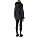 Mackage ADALI-BX Down coat with blue fox fur Signature Mackage Collar