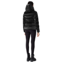 Mackage MADALYN-GLO High-Gloss Down Jacket With Removable Hood In Black