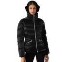 Mackage MADALYN-GLO High-Gloss Down Jacket With Removable Hood In Black