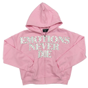 Mixed Emotions Pink ‘End’ Rhinestone Hoodie