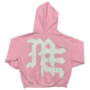 Mixed Emotions Pink ‘End’ Rhinestone Hoodie