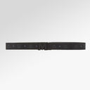 MCM Claus M Reversible Belt 1.75" In Visetos In Black | BLACK/BLACK