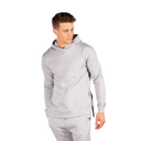 City Lab   Side-Zip Pullover Hoodie, Performance Fleece In Grey