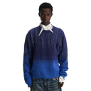 Birth Of A Royal Child Falling Star Chain Knit Sweater In Blue