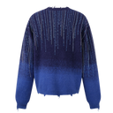 Birth Of A Royal Child Falling Star Chain Knit Sweater In Blue