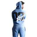 Elite State Blue Rhinestone Premium Mens Fleece Set