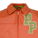 Pelle Pelle Renegades Jacket In Orange/Light Green