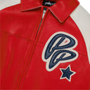 Pelle Pelle Classic Soda Club Plush Jacket In Red
