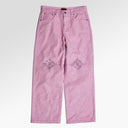 Birth Of A Royal Child 20K Diamond Stellar Denim Pants In Pink