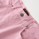Birth Of A Royal Child 20K Diamond Stellar Denim Pants In Pink