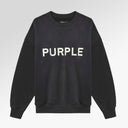 Purple Brand Wordmark Crewneck