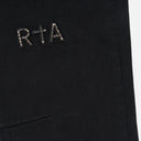 RTA Bryant Skinny Jean Black Distressed Snake