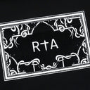 RTA Jordan Hoodie Black Stamp Logo