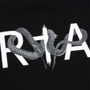 RTA Dion Hoodie Black Snake Logo Character