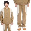 Valabasas Poncho Fleece Suit In  Khaki