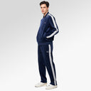 Sergio Tacchini Maglia Velour Tracksuit- Maritime Blue