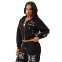 True Religion Crystal Sweatsuit - Black