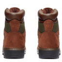 Timberland Men's 6-Inch Waterproof Field Boot In Dark Brown Nubuck