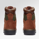 Timberland Men's 6-Inch Waterproof Field Boot In Dark Brown Nubuck