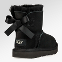UGG Kid's Mini Bailey Bow II In Black
