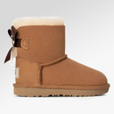 UGG Kid's Mini Bailey Bow II In Chestnut