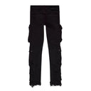 Valabasas "Cliff Jump" Black Cargo Jeans