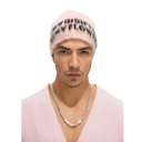 Valabasas  Triage Mohair Black and Pink Beanie