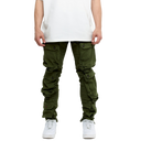 Valabasas "Cliff Jump" Olive Cargo Jeans