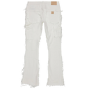 Valabasas Ravel Stacked Flare Jean In White