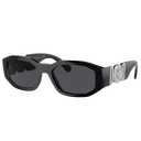 Versace Medusa Biggie Sunglasses In Black/Silver