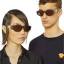 Versace Medusa Biggie Sunglasses In Havana