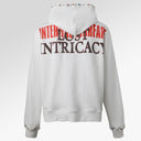 Lost Intricacy White Front Page Mag Zip Up Hoodie