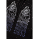 Who Decides War "Stained Glass" Rhinestone Coal Hoodie ( Coal )