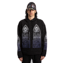 Who Decides War "Stained Glass" Rhinestone Coal Hoodie ( Coal )