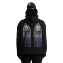 Who Decides War "Stained Glass" Rhinestone Coal Hoodie ( Coal )