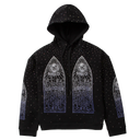 Who Decides War "Stained Glass" Rhinestone Coal Hoodie ( Coal )