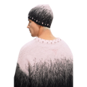 Valabasas  Arranged Black Mohair Crewneck