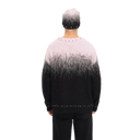 Valabasas  Arranged Black Mohair Crewneck