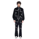 Valabasas  Eden Velour Jacket Black