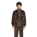 Valabasas Eden Velour Suit in Brown