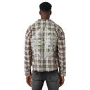 Guapi Olive Green Crescent Flannel