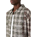 Guapi Olive Green Crescent Flannel