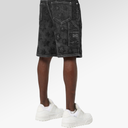 Guapi Obsidian Black Stars Denim Shorts