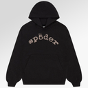 Spider Webstone AOP Hoodie In Black