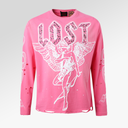Lost Intricacy Pink Angel LS Tee