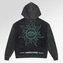 Godspeed Sunken Liberty Zip Up Hoodie In Grey Wash