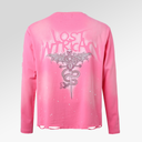 Lost Intricacy Pink Angel LS Tee