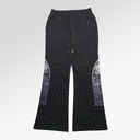Who Decides War "Stained Glass" Rhinestone Sweat Pants ( Coal )