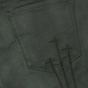 RTA Bryant Skinny Jean Dusty Olive Triple Cross